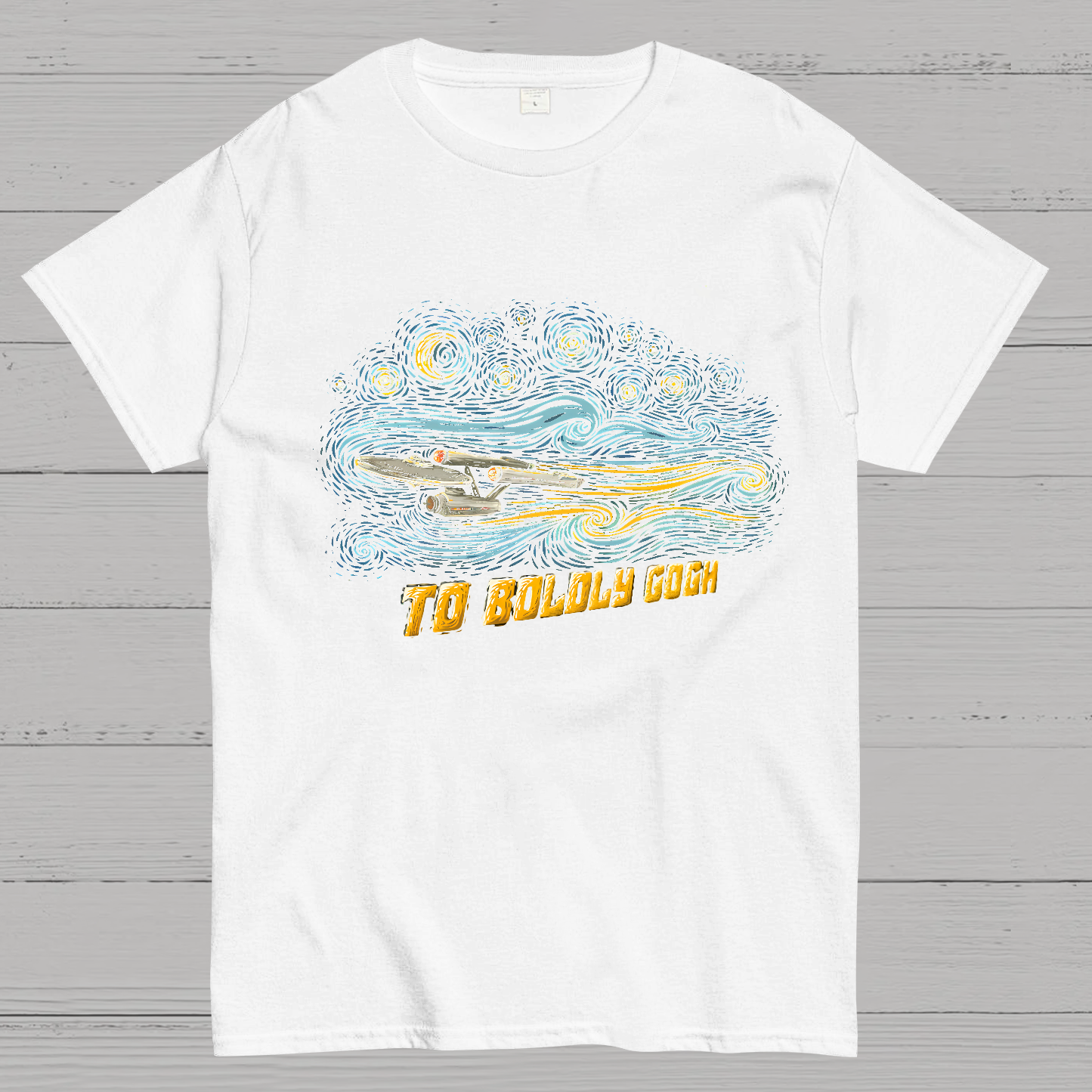 To Boldly Gogh Nerd T-Shirt