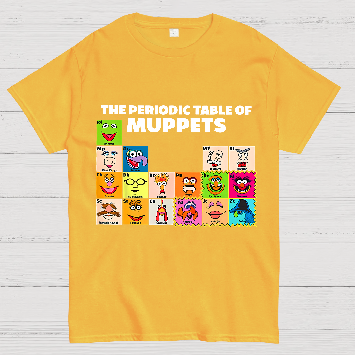 Muppets Periodic Table Funny y T-Shirt