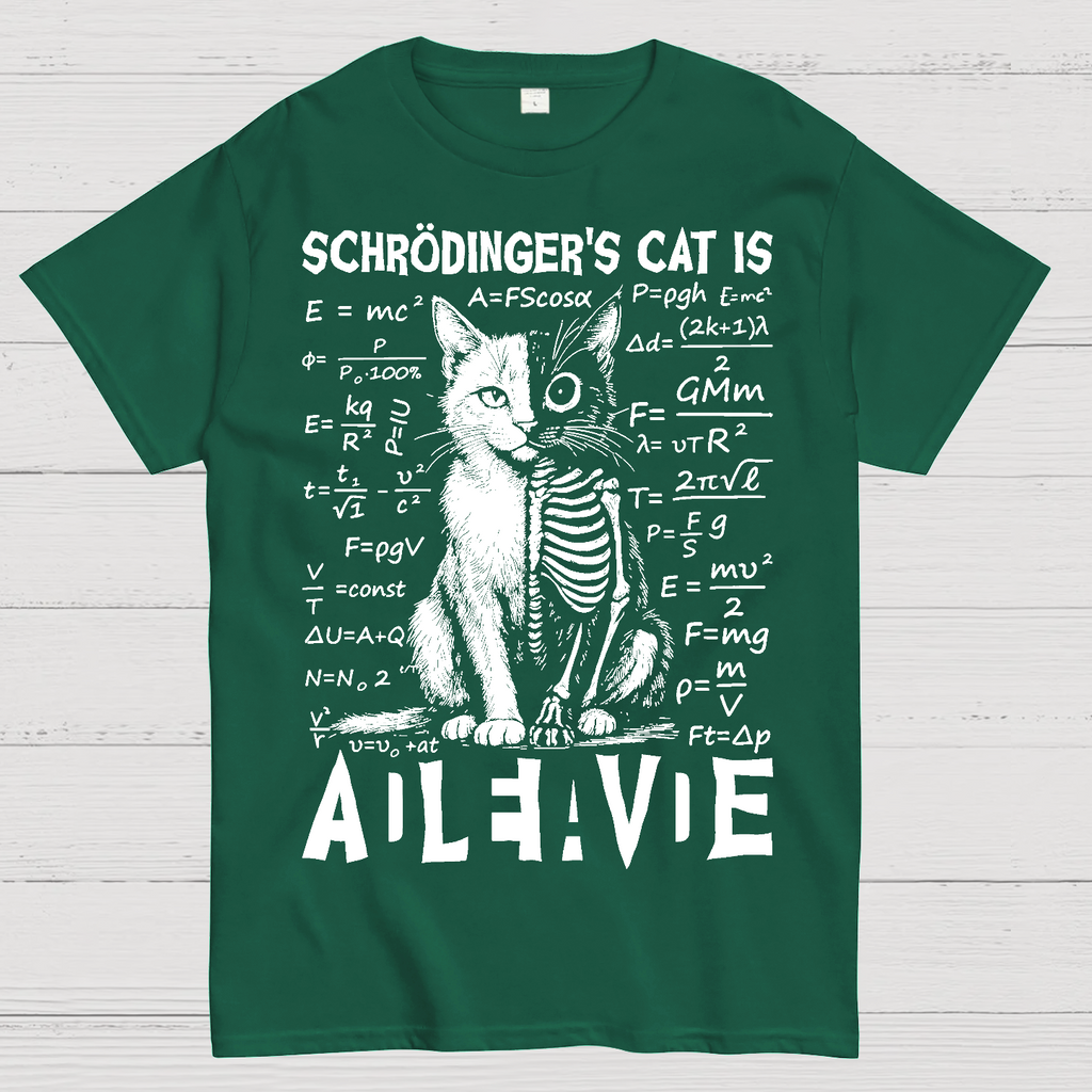 Schrödinger's Cat Dead And Alive  T-Shirt