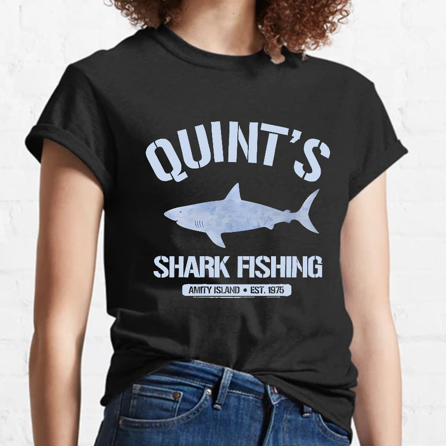 Quint's Shark Fishing Jaws Retro y T-Shirt