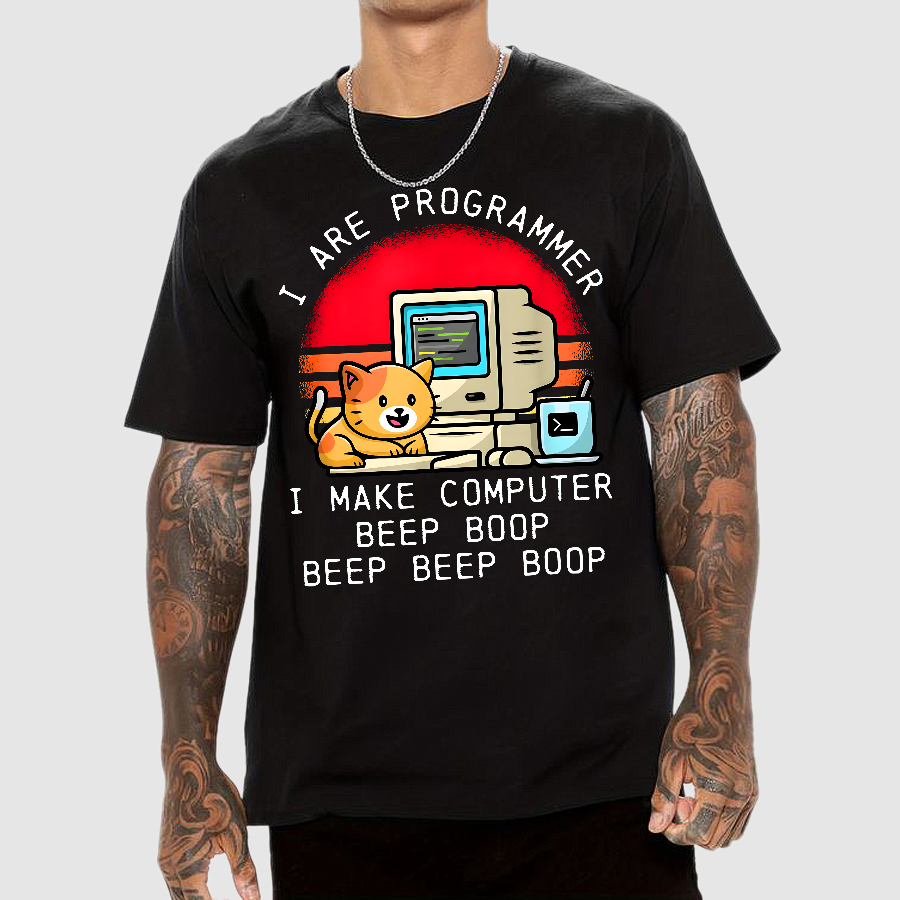 I Are Programmer Funny Cat  T-Shirt