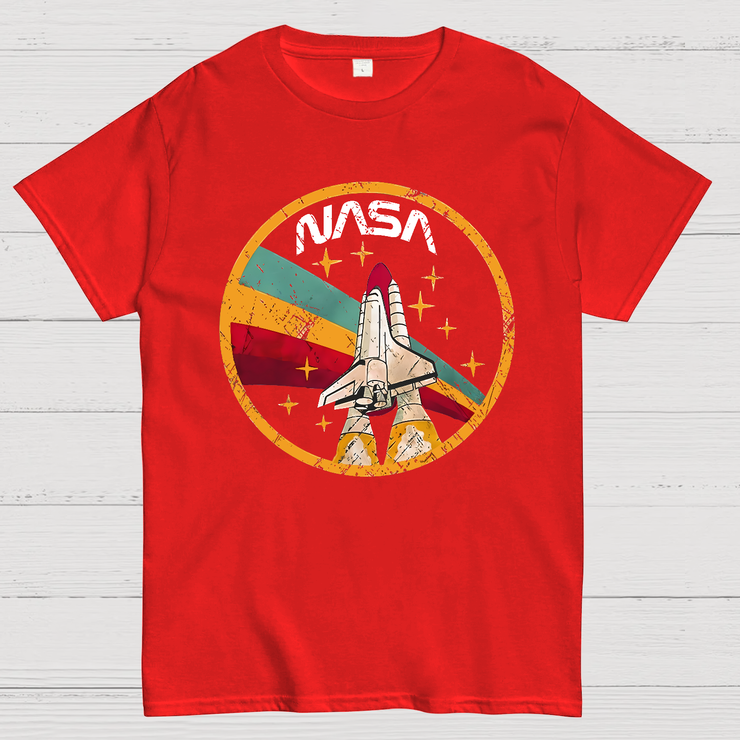 NASA Retro Flight Logo y T-Shirt