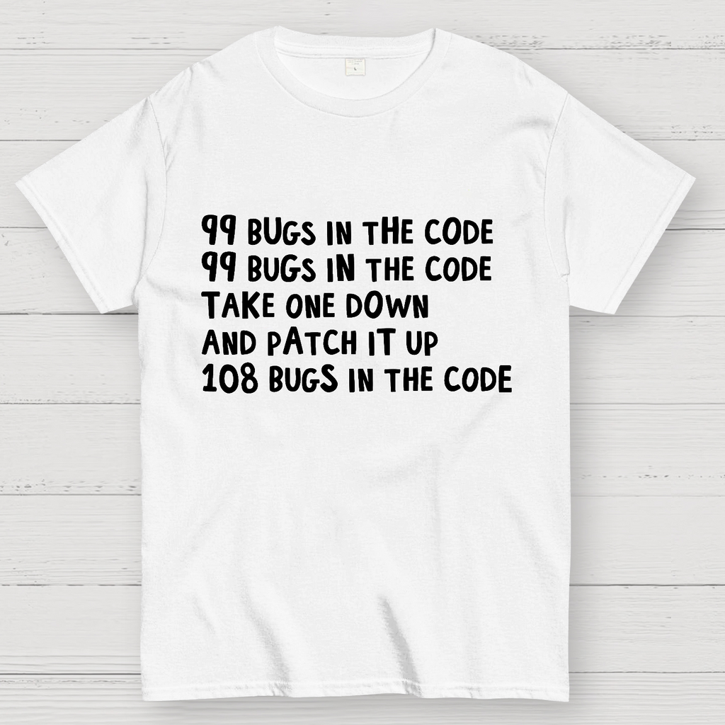 99 Bugs In The Code  T-Shirt