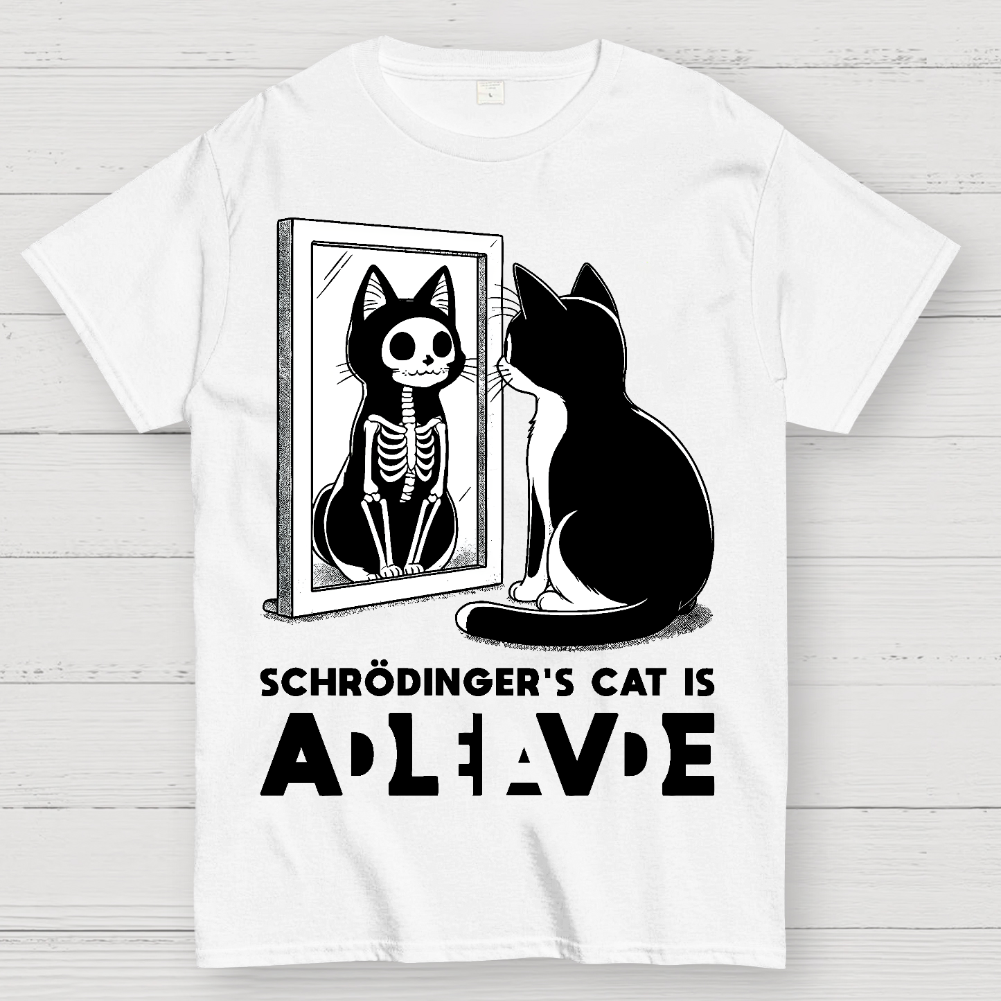 Schrödinger's Cat Alive Dead  T-Shirt