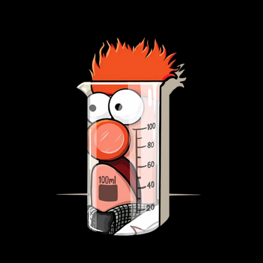 Beaker Muppets Science y T-Shirt