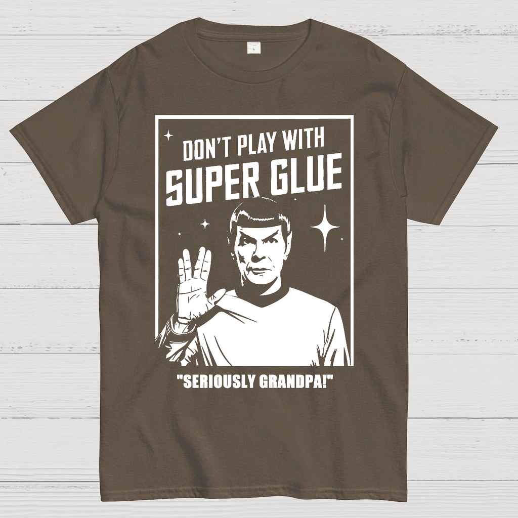 Don't Play With Superglue Grandpa  T-Shirt