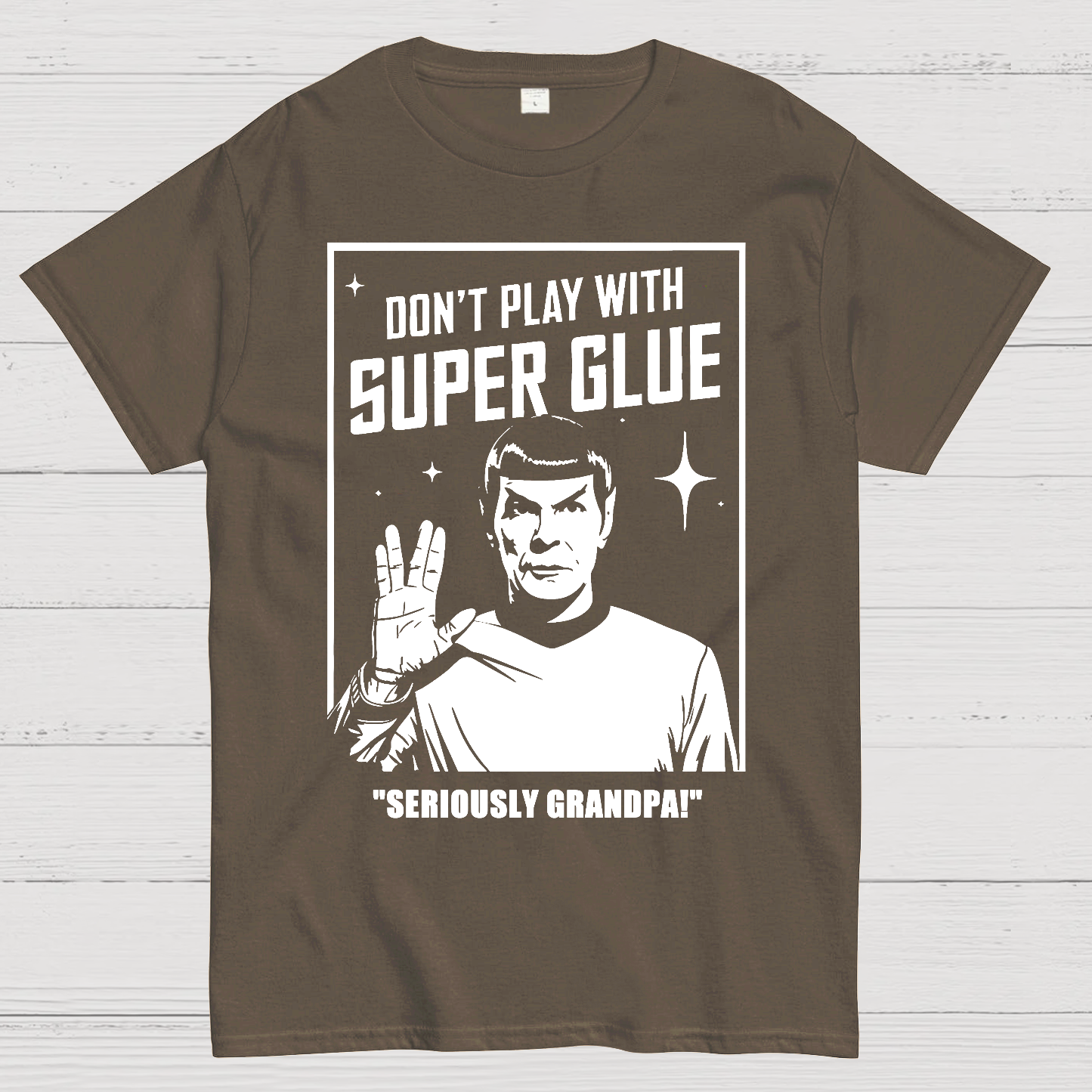Don't Play With Superglue Grandpa  T-Shirt