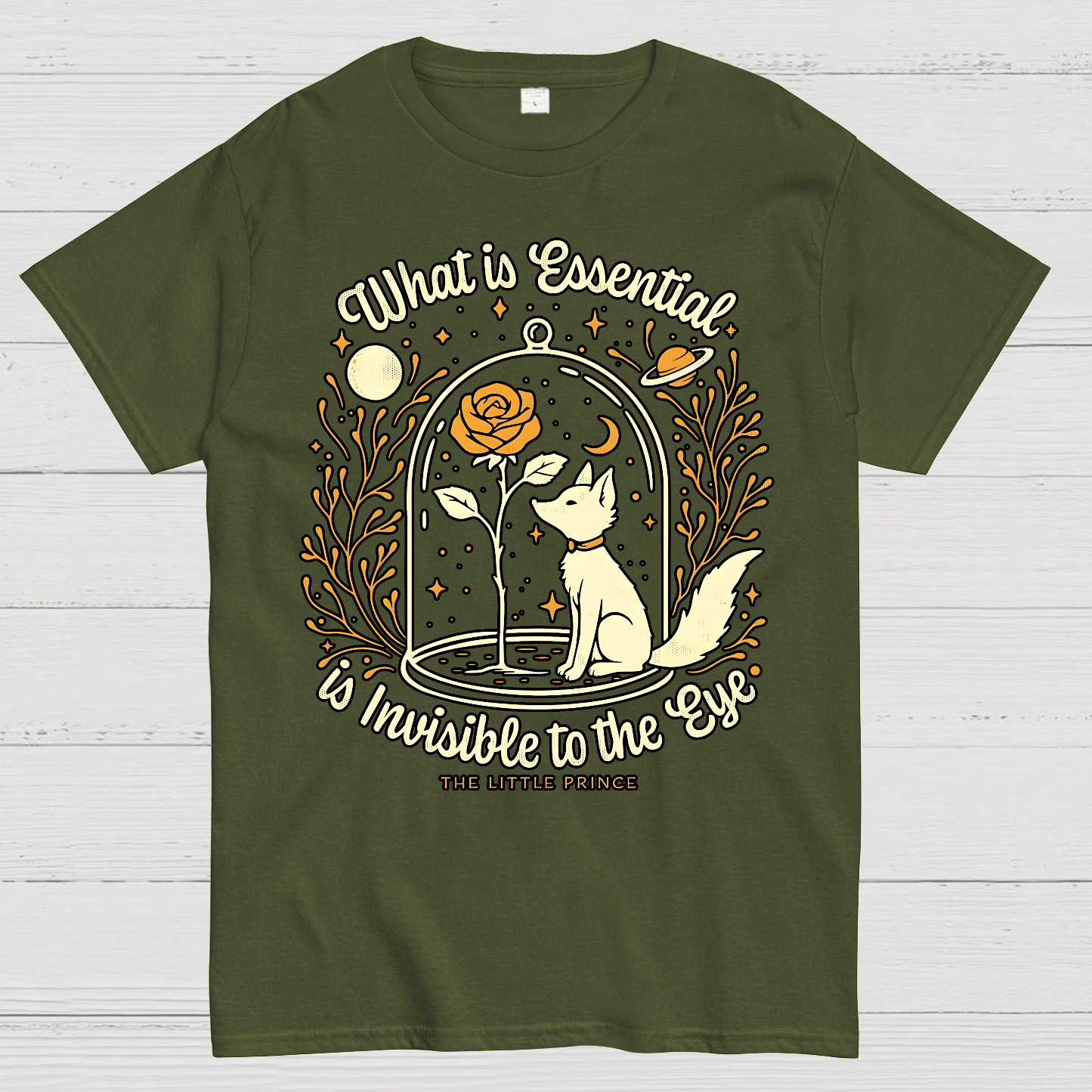 The Rose And The Fox  T-Shirt