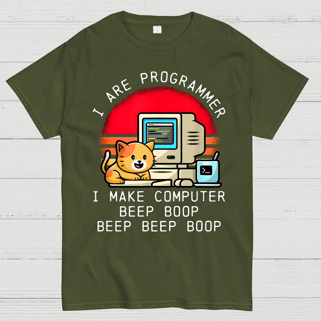 I Are Programmer Funny Cat  T-Shirt