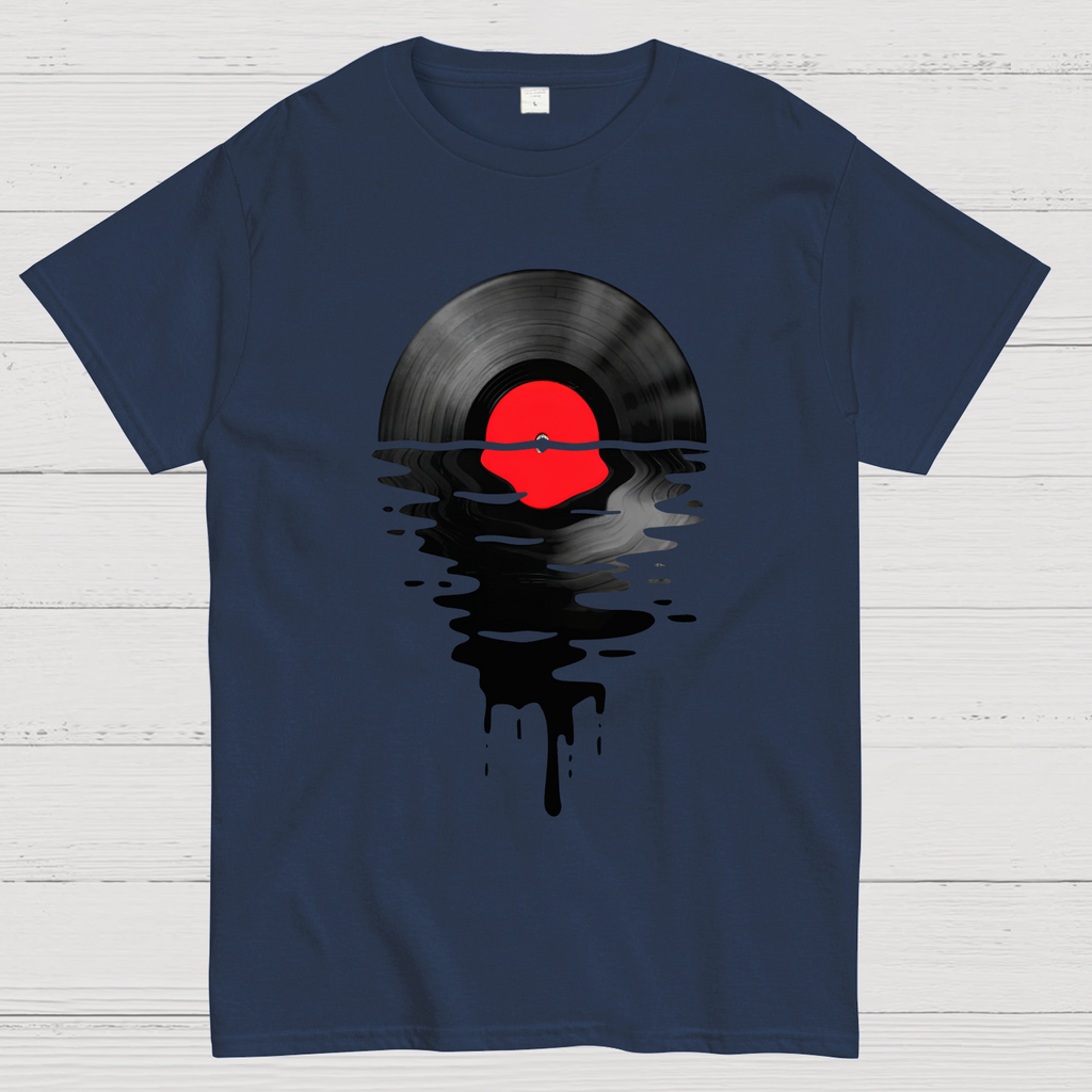 Vinyl LP Music Record Sunset Red  T-Shirt