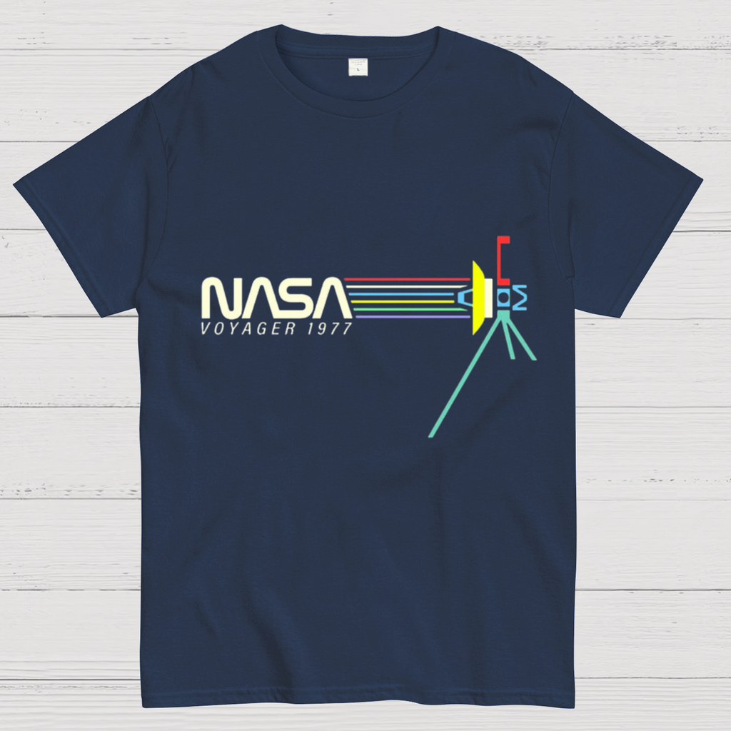 Retro NASA Voyager Spacecraft y T-Shirt