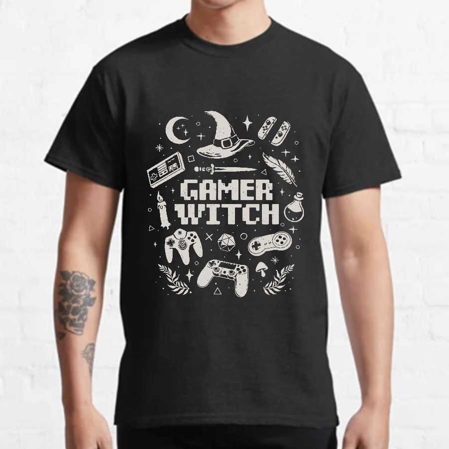 Gamer Witch y T-Shirt