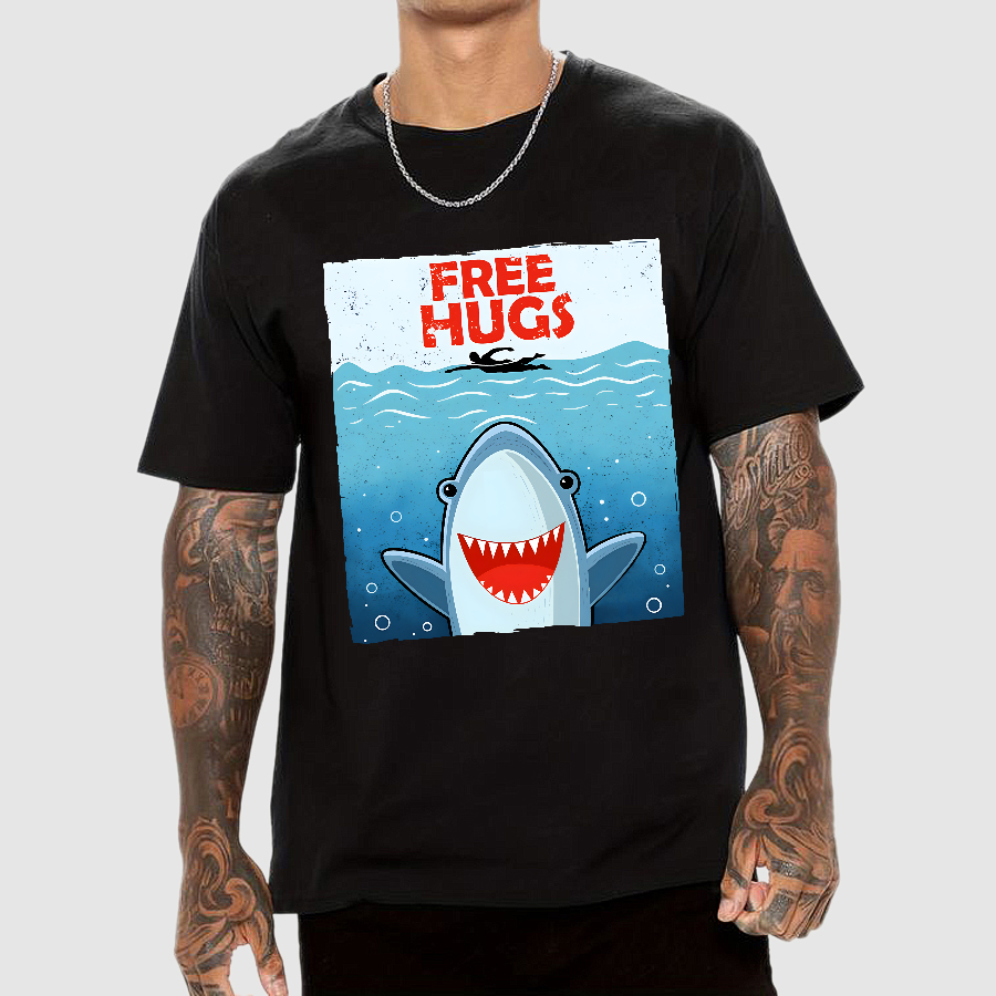 Free Shark Hugs  T-Shirt