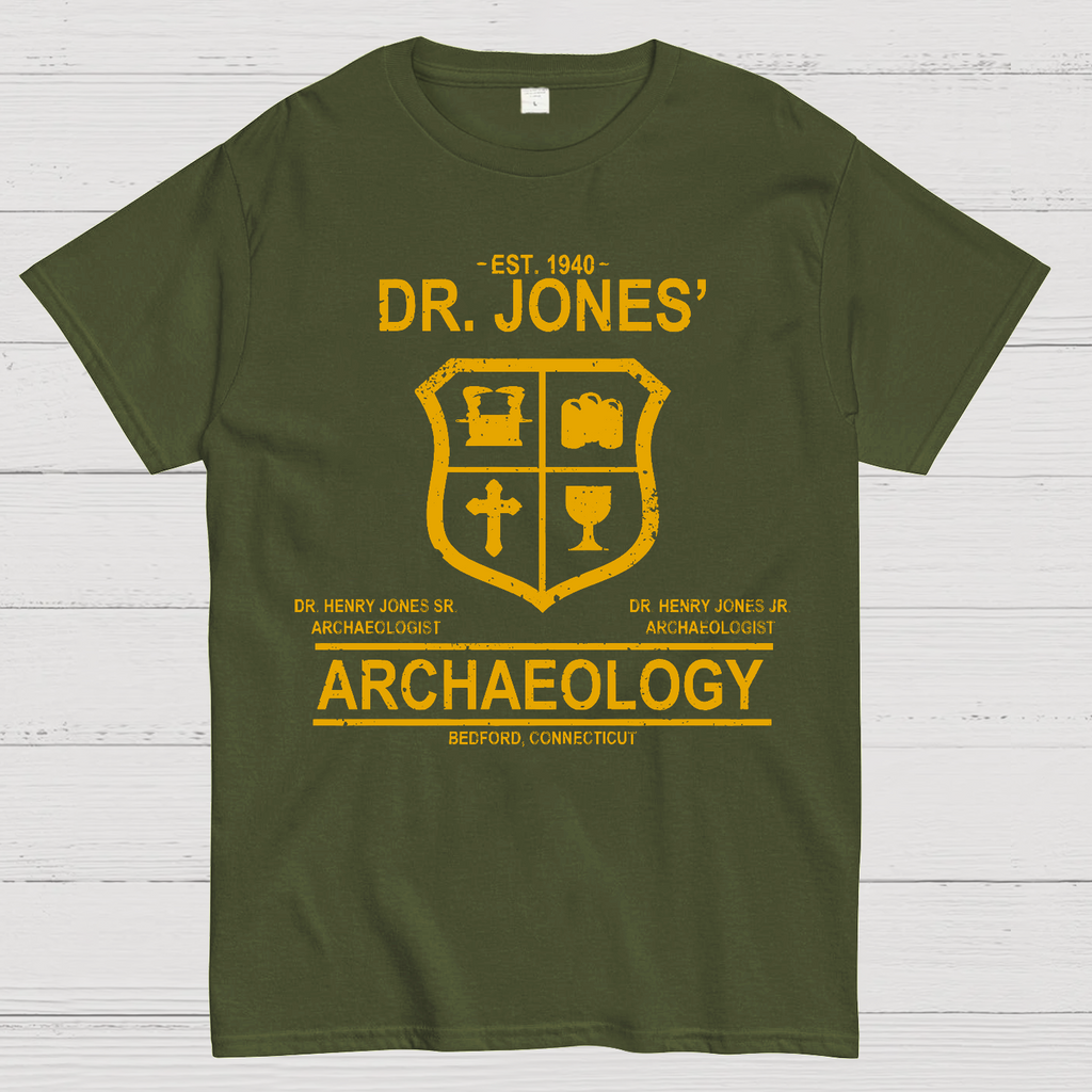 Dr. Jones Archaeology Vintage Retro  T-Shirt