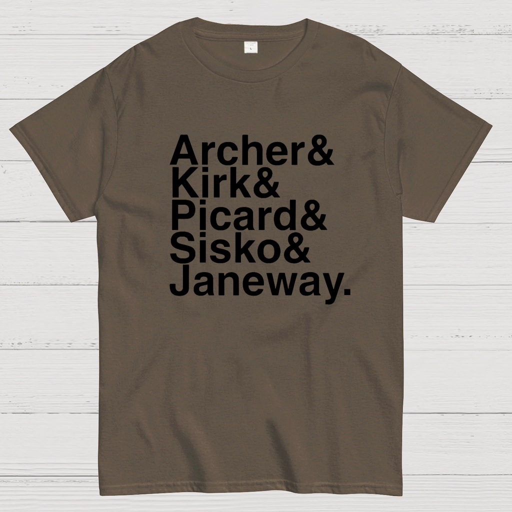 Star Trek Captains T-Shirt