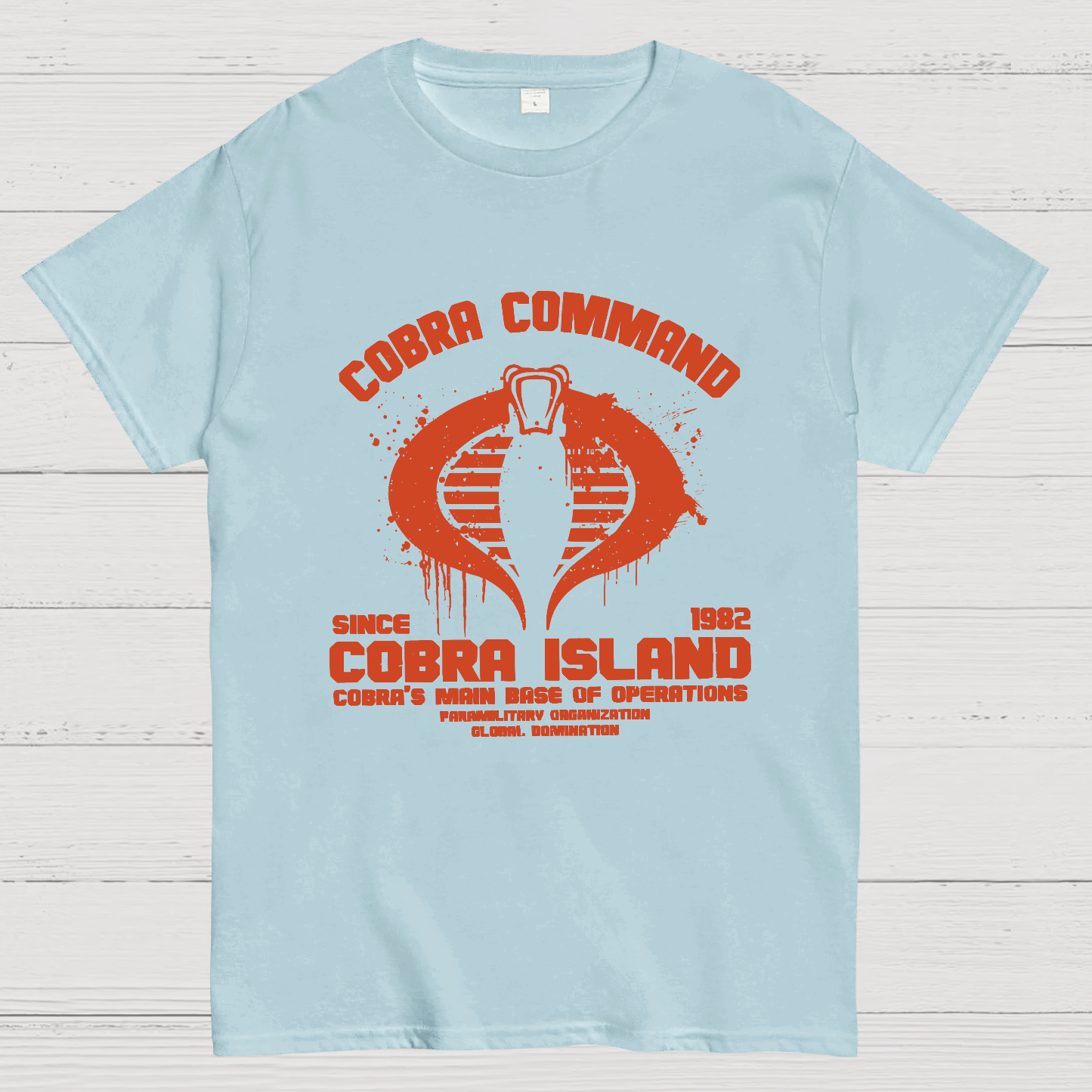 Cobra Command Cobra Island Nerd T-Shirt