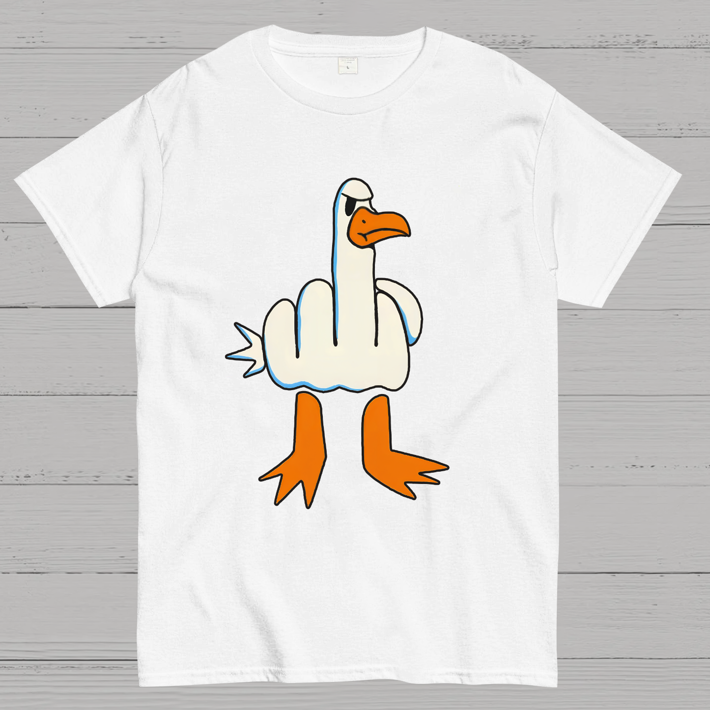 Rude Seagull Design Funny y T-Shirt