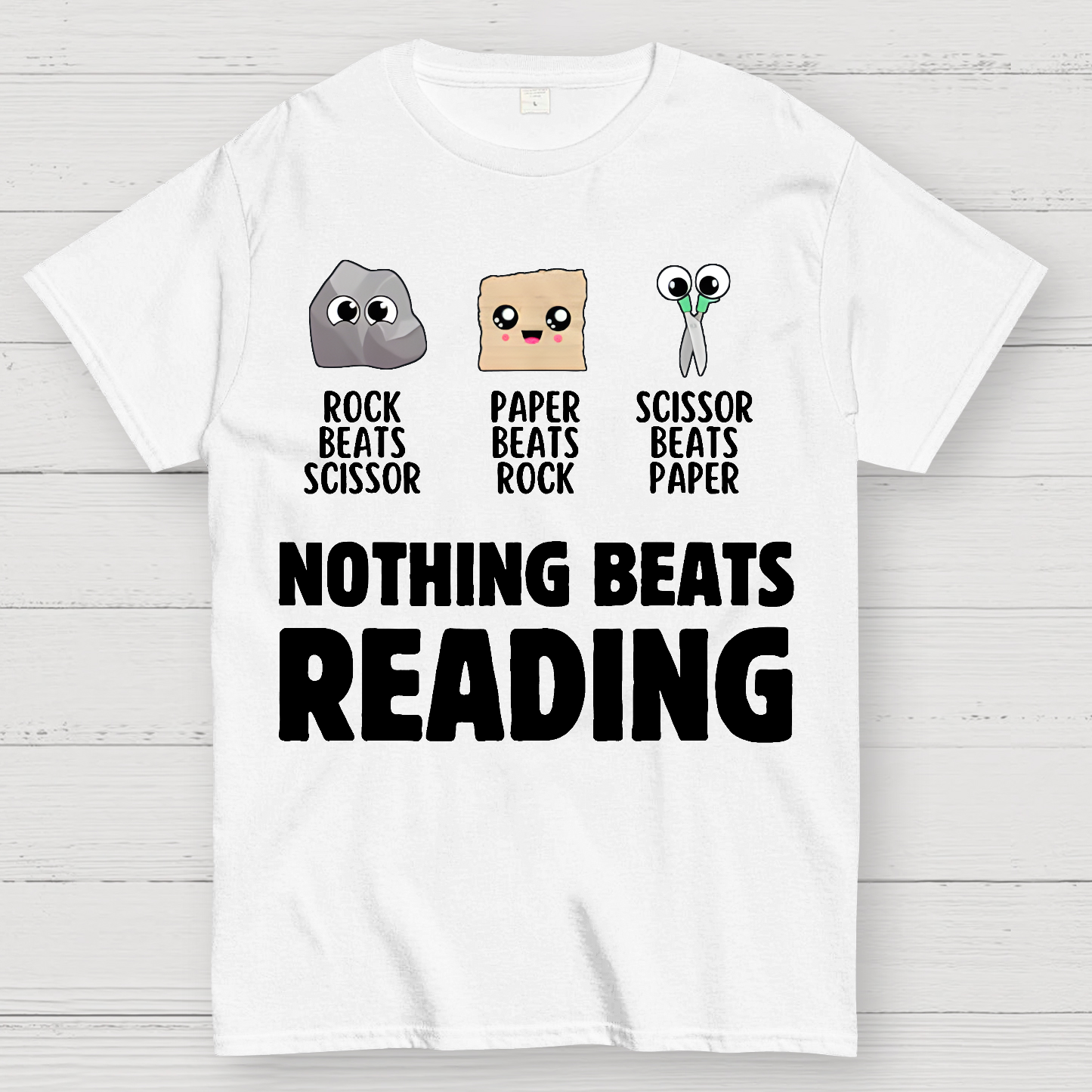Nothing Beats Reading Librarian Book Bookworm  T-Shirt