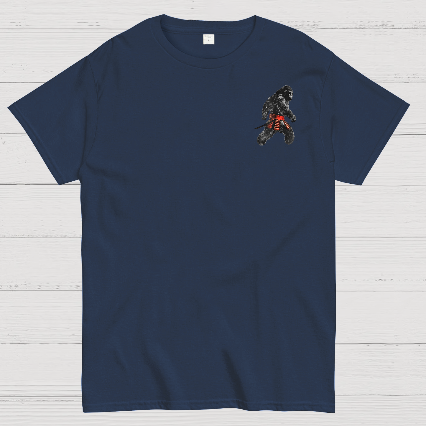 Funny Samurai Ukiyo-e Vintage Graphic  T-Shirt