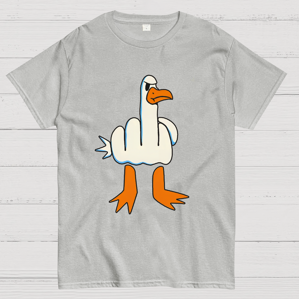 Rude Seagull Design Funny y T-Shirt
