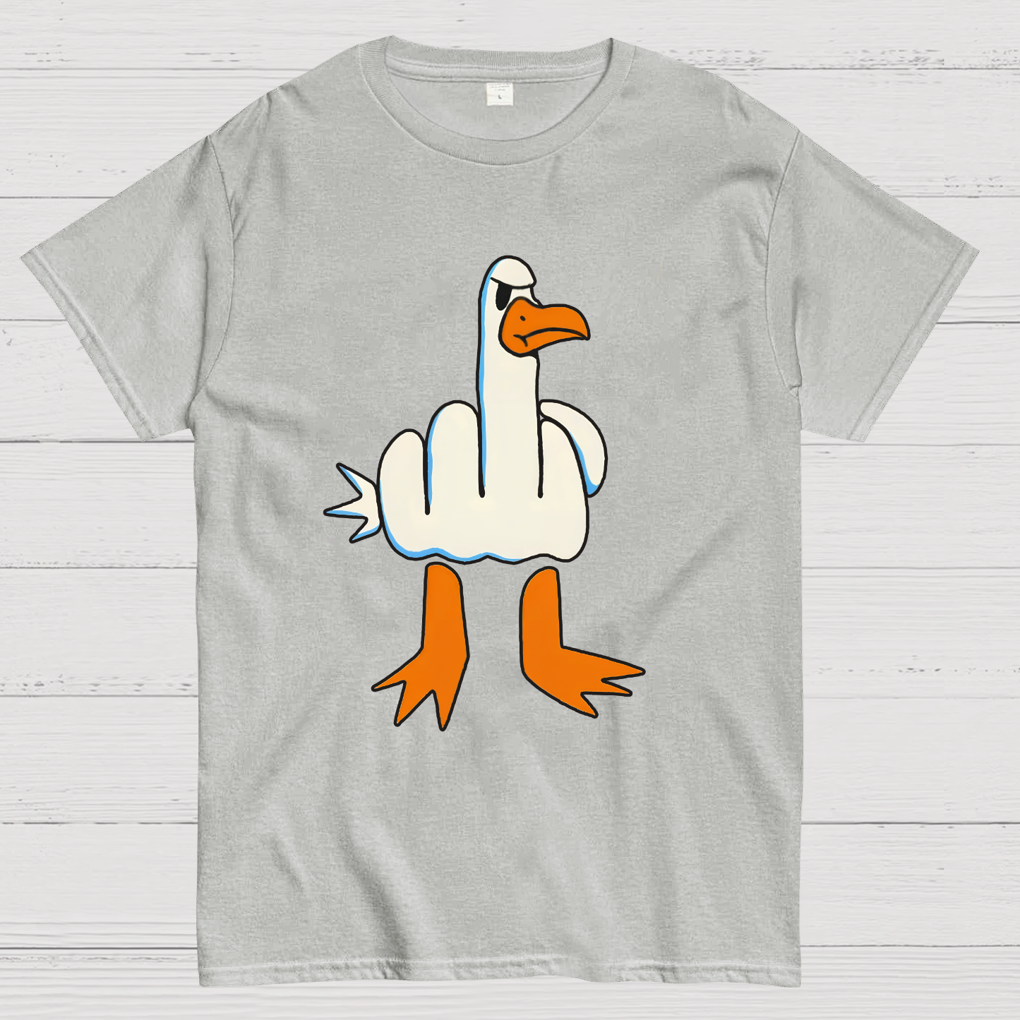 Rude Seagull Design Funny y T-Shirt