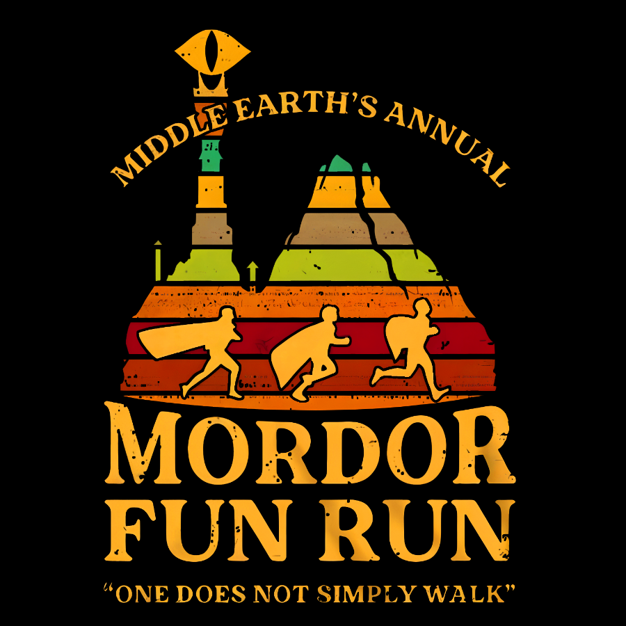 Middleearth's Annual Mordor Fun Run Sarcasm  T-Shirt