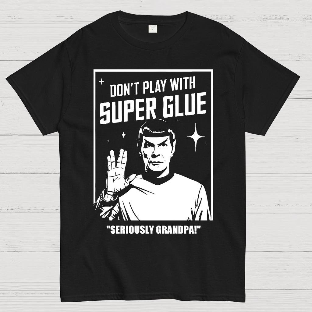 Don't Play With Superglue Grandpa  T-Shirt