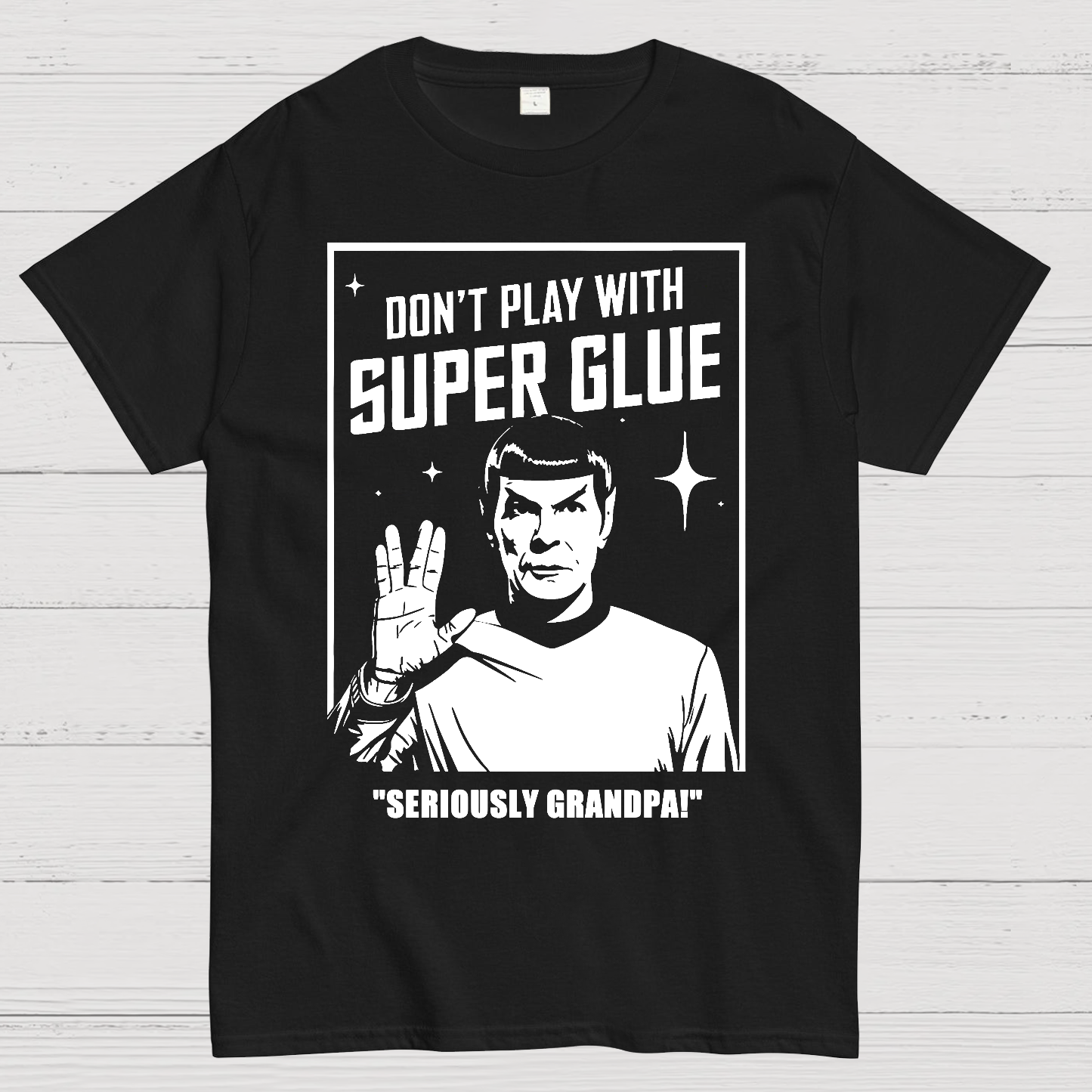 Don't Play With Superglue Grandpa  T-Shirt
