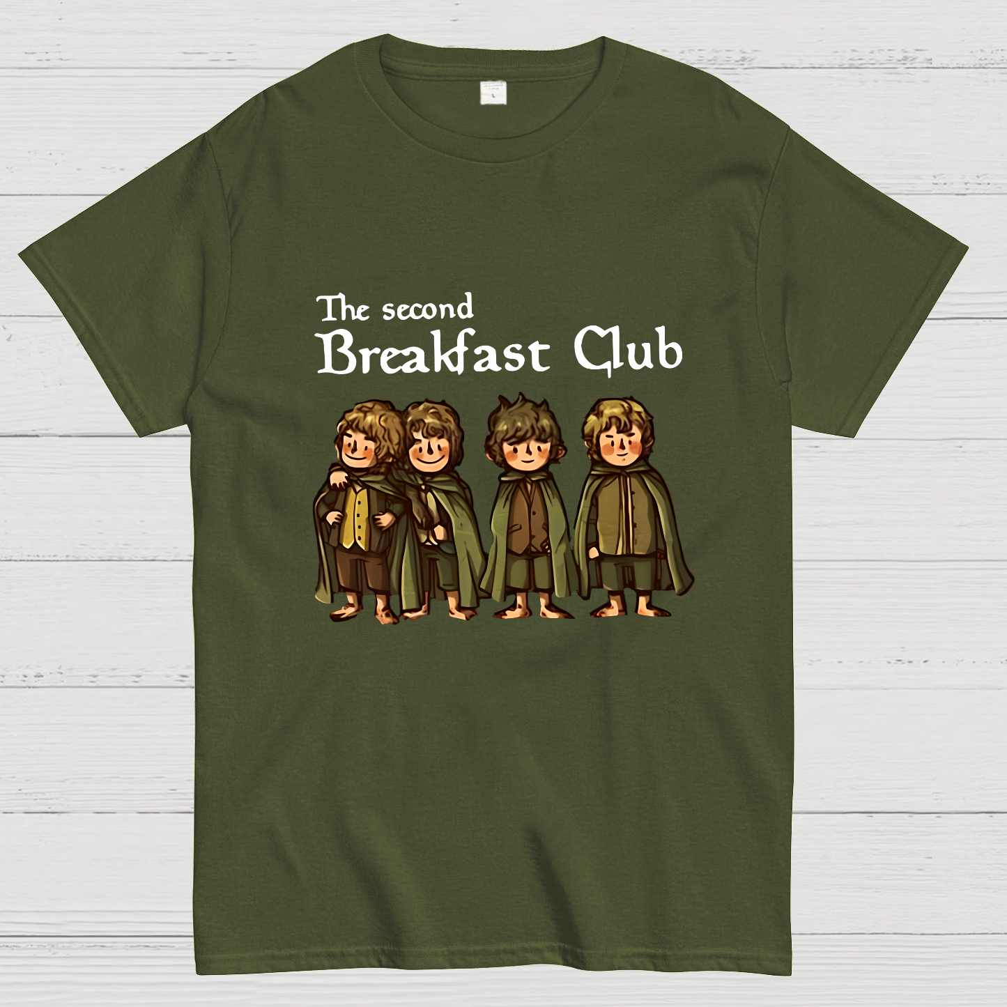 The Lord Of The Ring The Second Breakfast Club Nerdy T-Shirt
