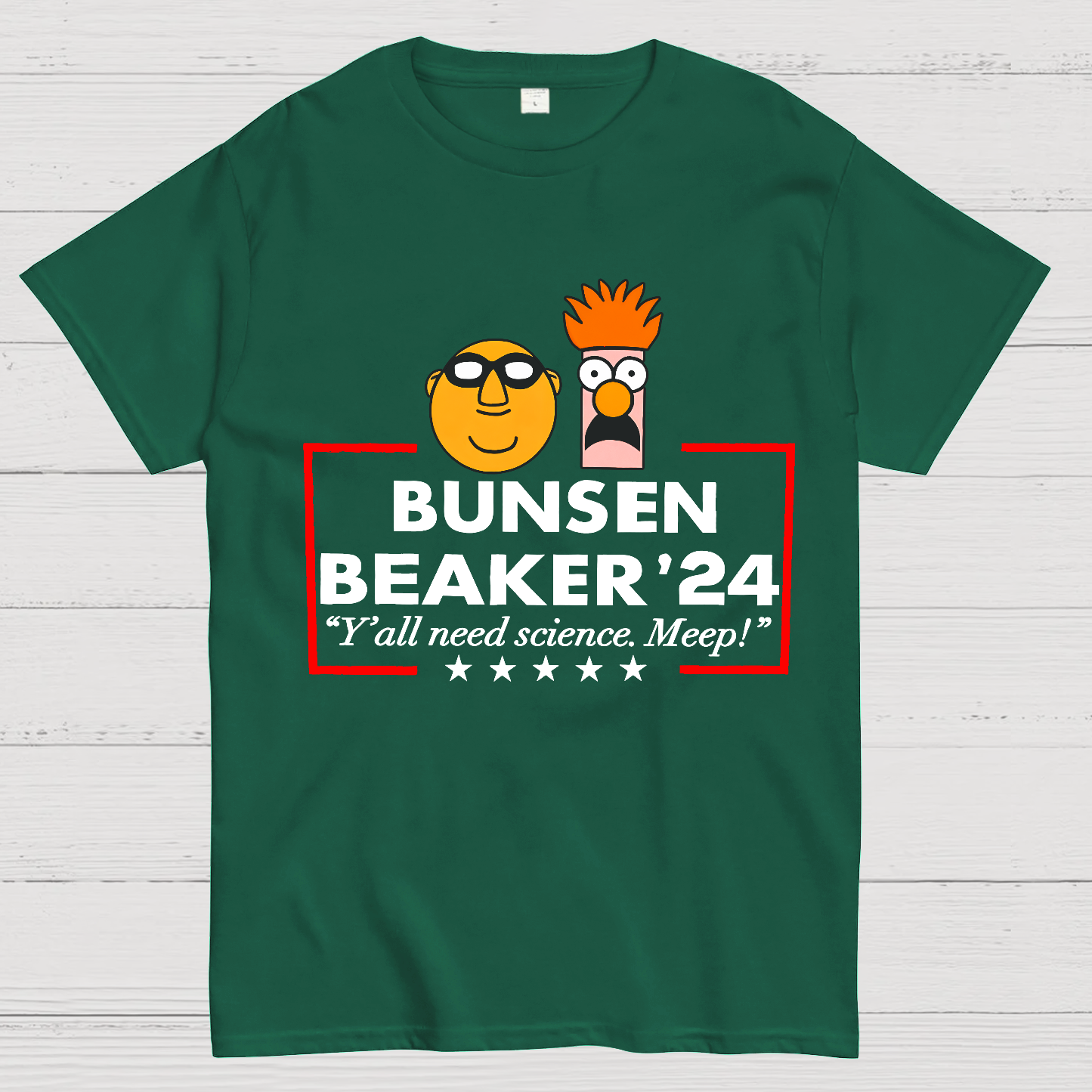 Science Meep Bunsen And Beaker Teacher y T-Shirt