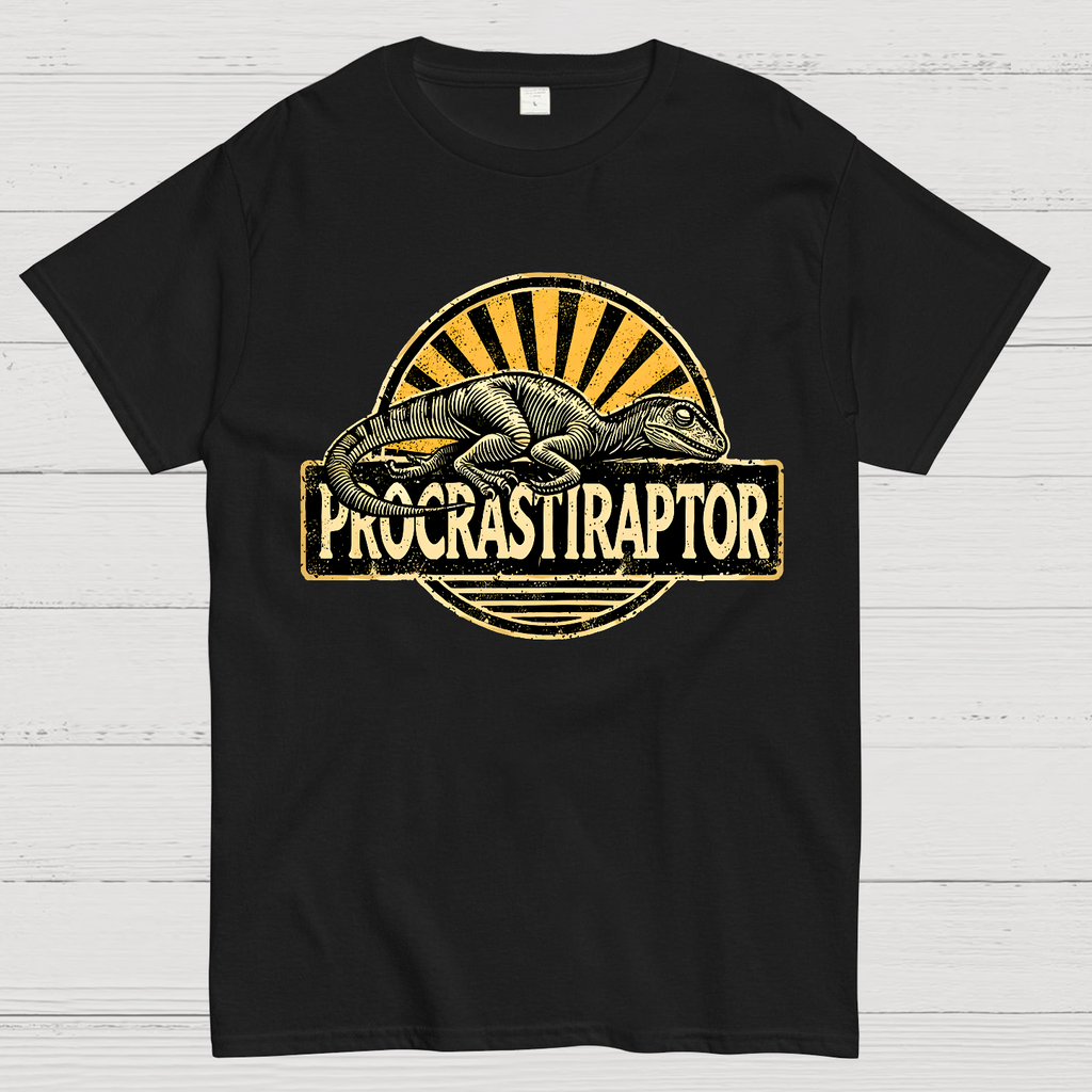 Procrastiraptor  T-Shirt