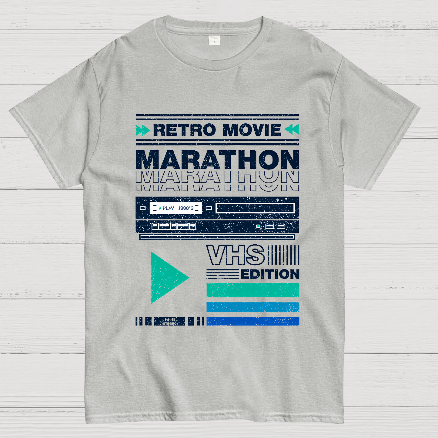 Retro Movie Marathon VHS Edition  T-Shirt