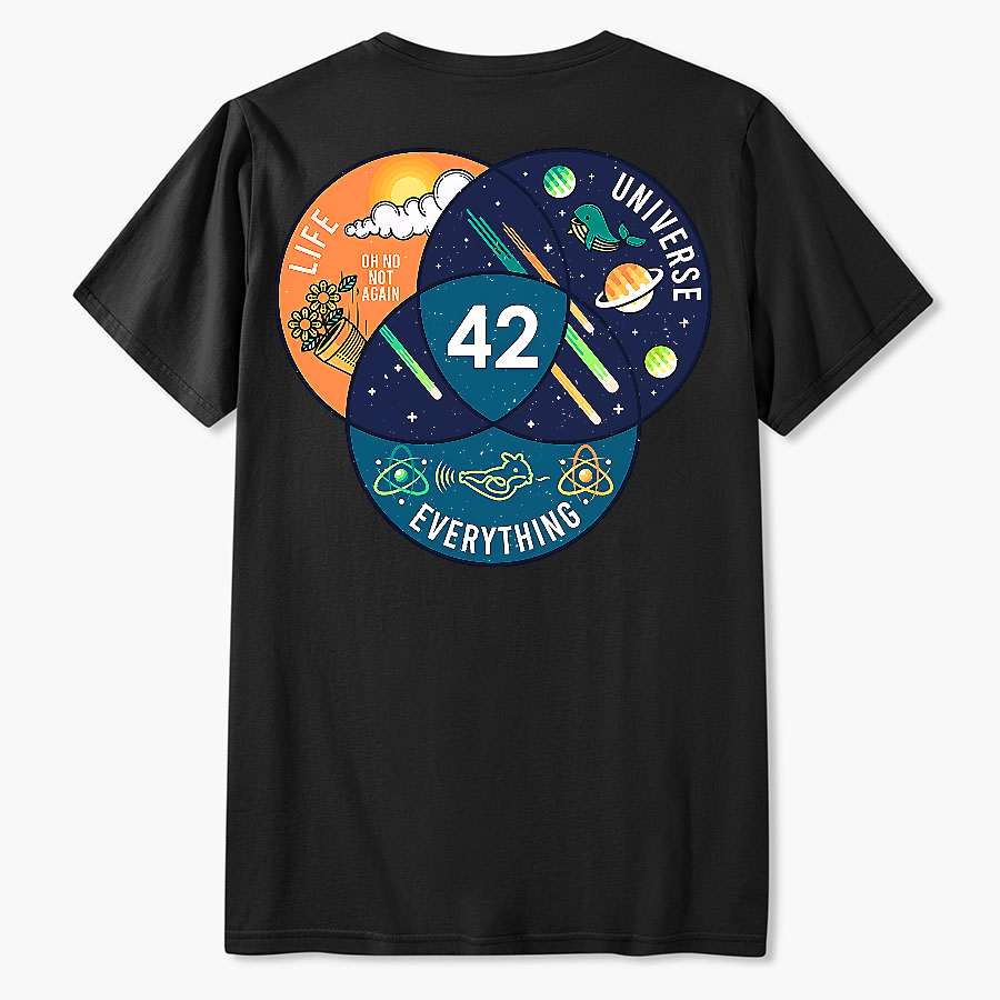 42 Answer to Life Universe and Everything Essential  T-Shirt