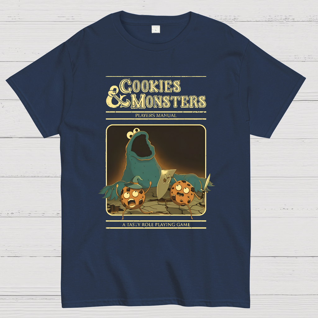 Cookies Monsters Players Manual Nerdy T-Shirt