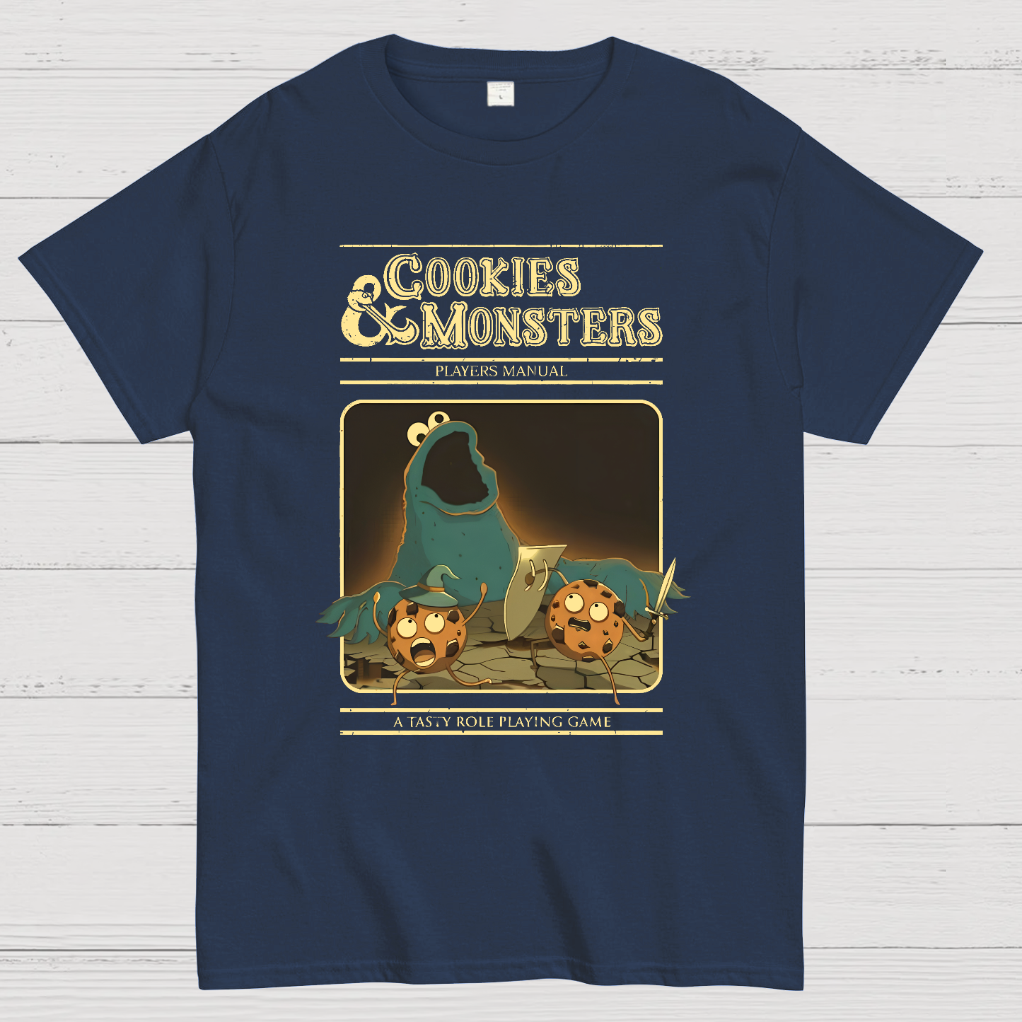 Cookies Monsters Players Manual Nerdy T-Shirt