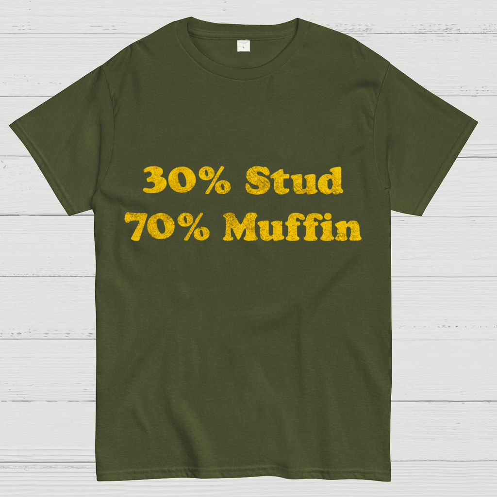 30% Stud 70%Muffin Funny T-Shirt
