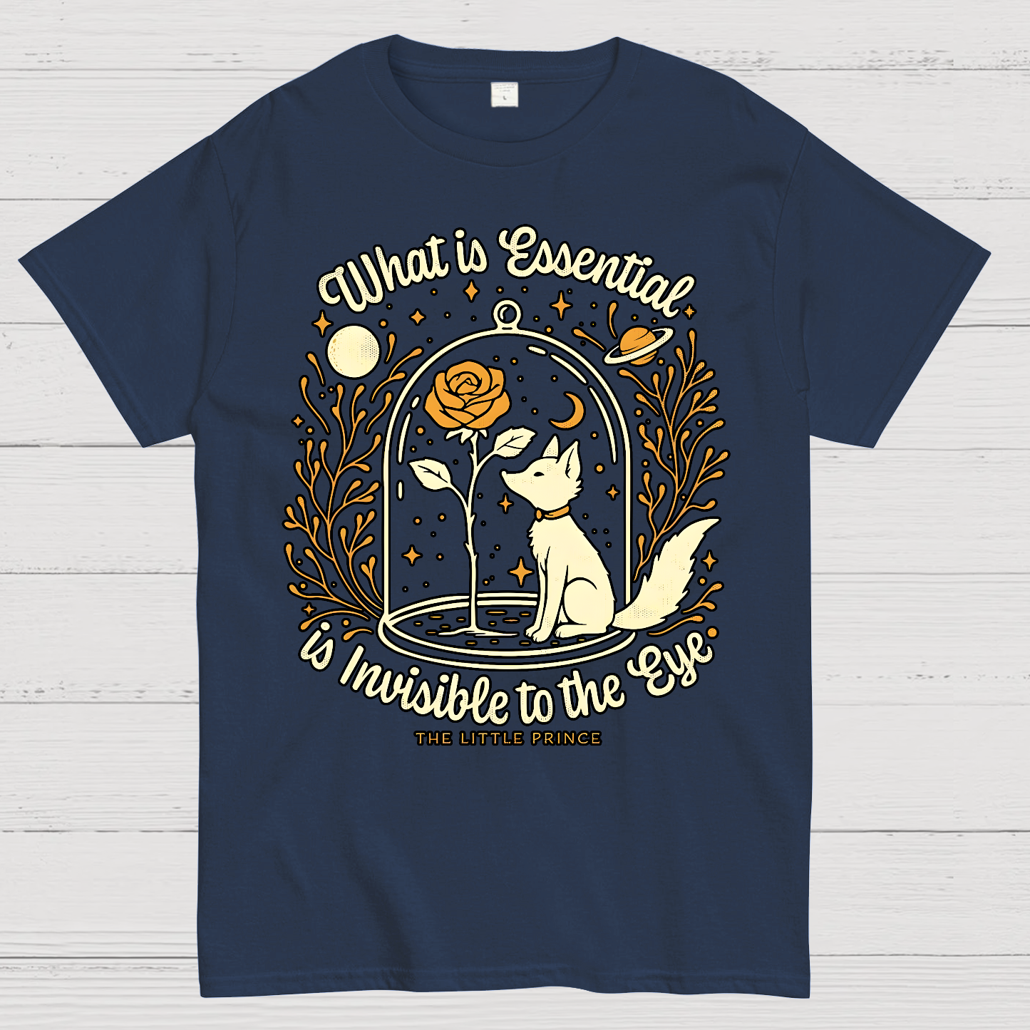 The Rose And The Fox  T-Shirt