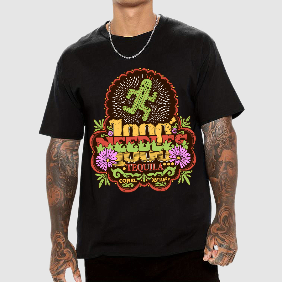 Funny 1000 Needles Tequila  T-Shirt
