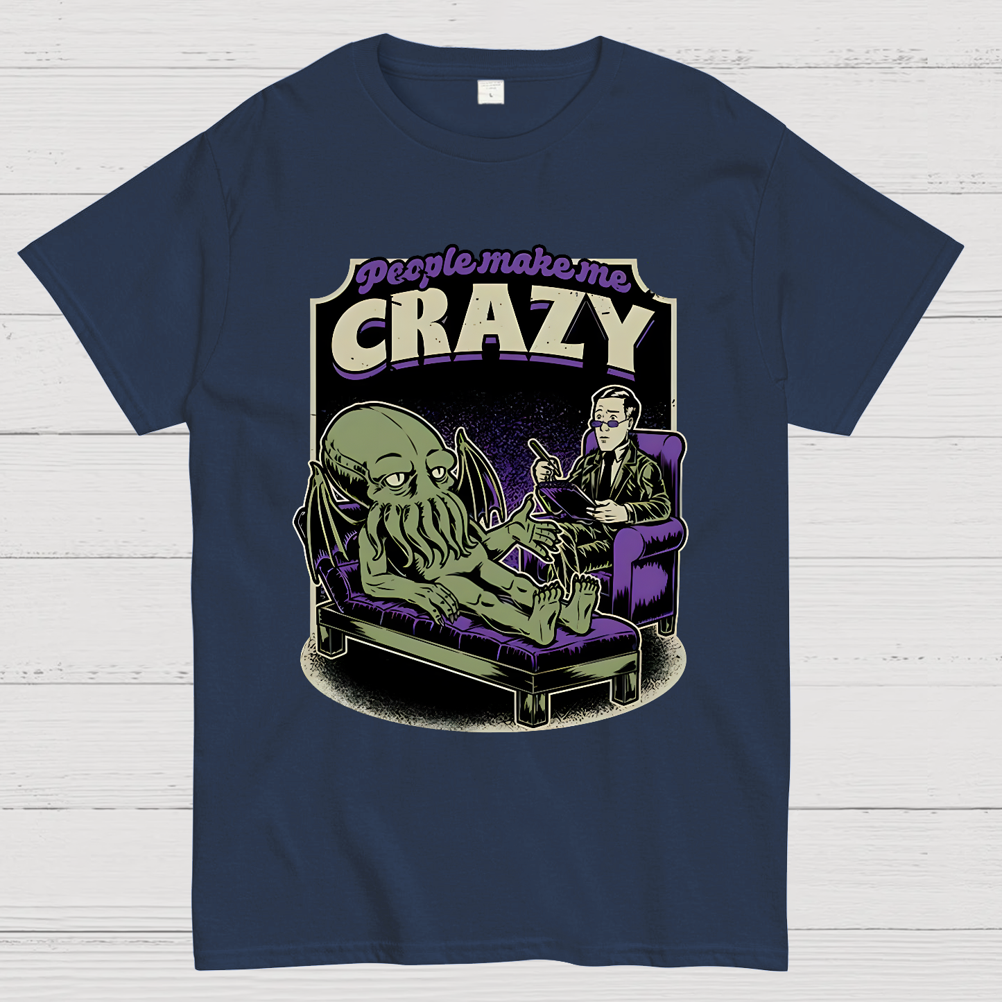 Lovecraft Cthulhu Therapy  T-Shirt