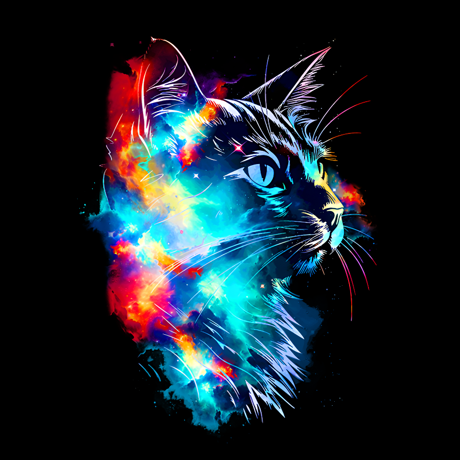 Cosmos Cat  T-Shirt