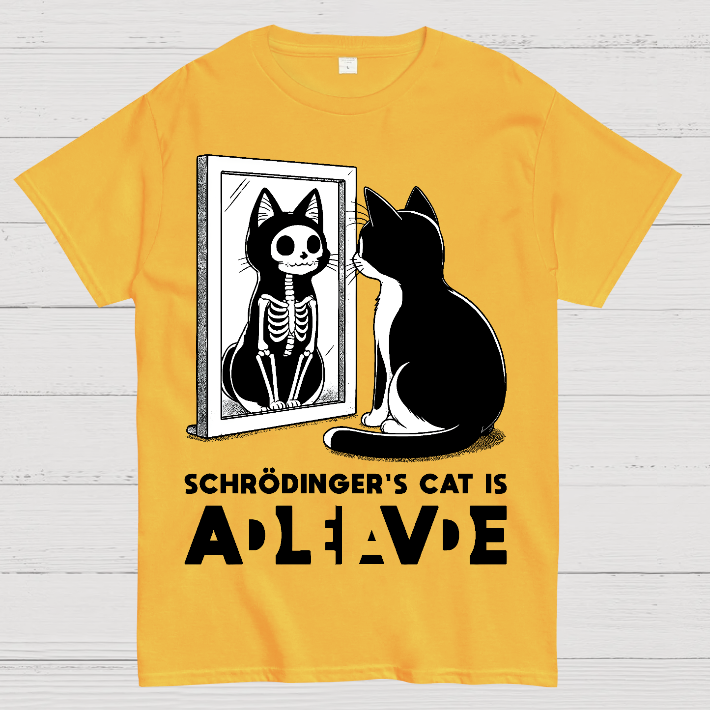 Schrödinger's Cat Alive Dead  T-Shirt