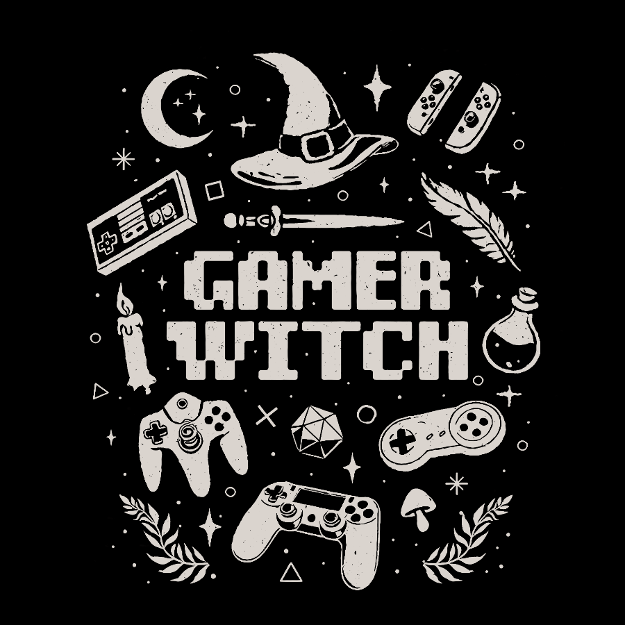 Gamer Witch y T-Shirt