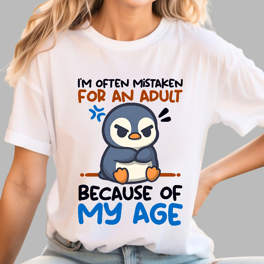 Penguin often mistaken for an adult  T-Shirt