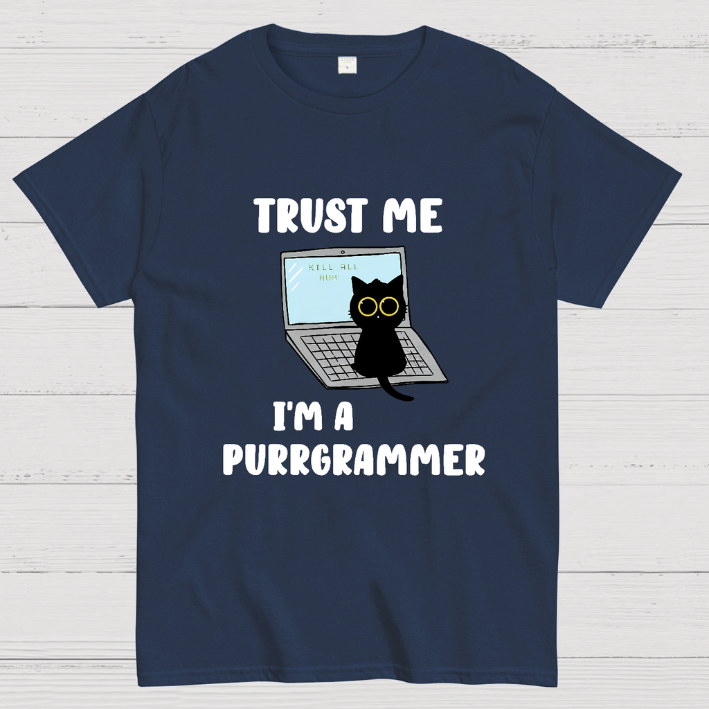I'm A Purrgrammer Funny Cat Nerdy T-Shirt