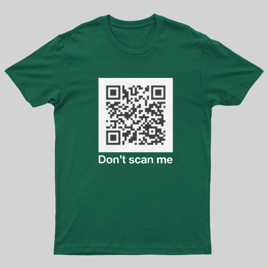 QR Code Prank - Rick Astley - Dont Scan Me - Funny  T-Shirt