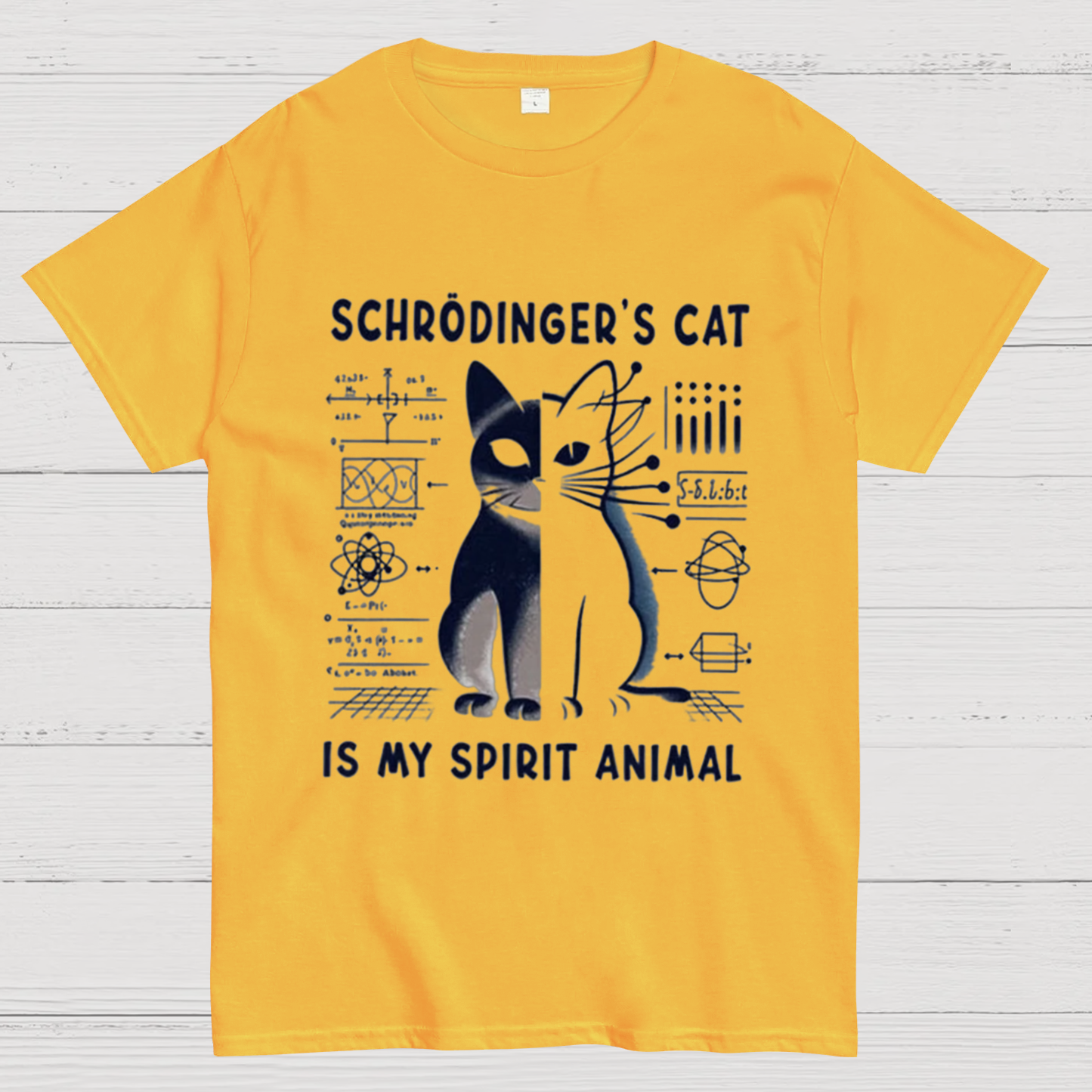 Schrodinger's Сat Science T-Shirts