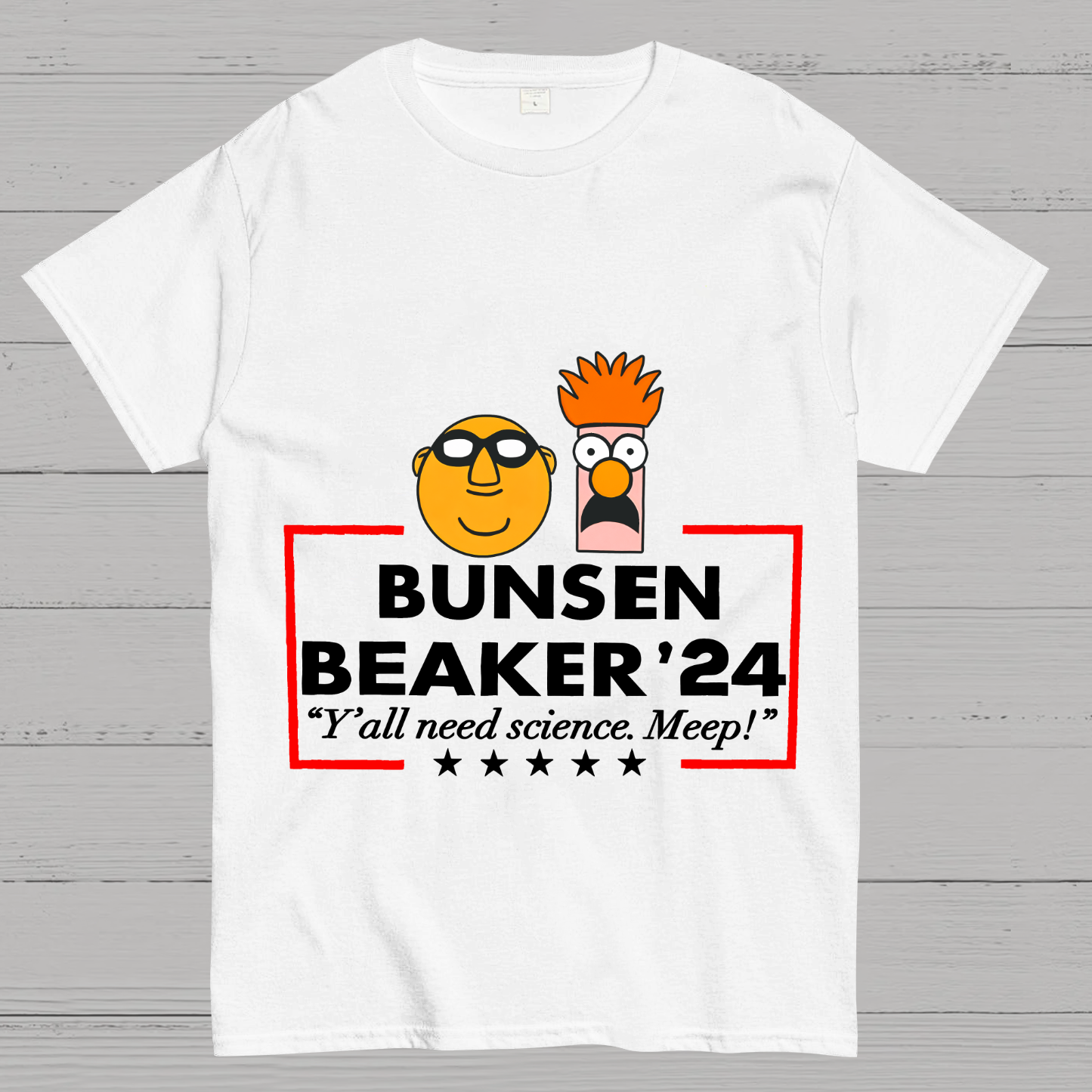 Science Meep Bunsen And Beaker Teacher y T-Shirt