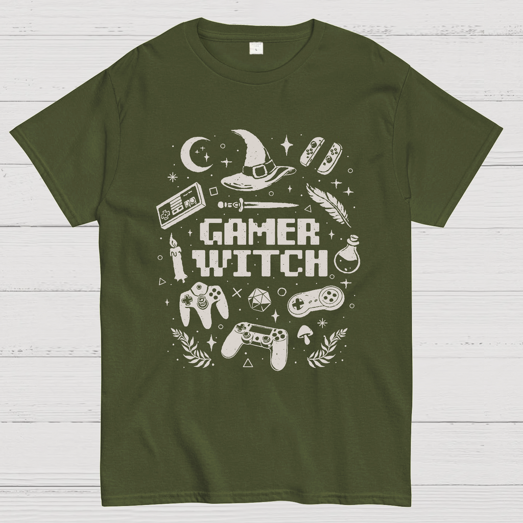 Gamer Witch y T-Shirt