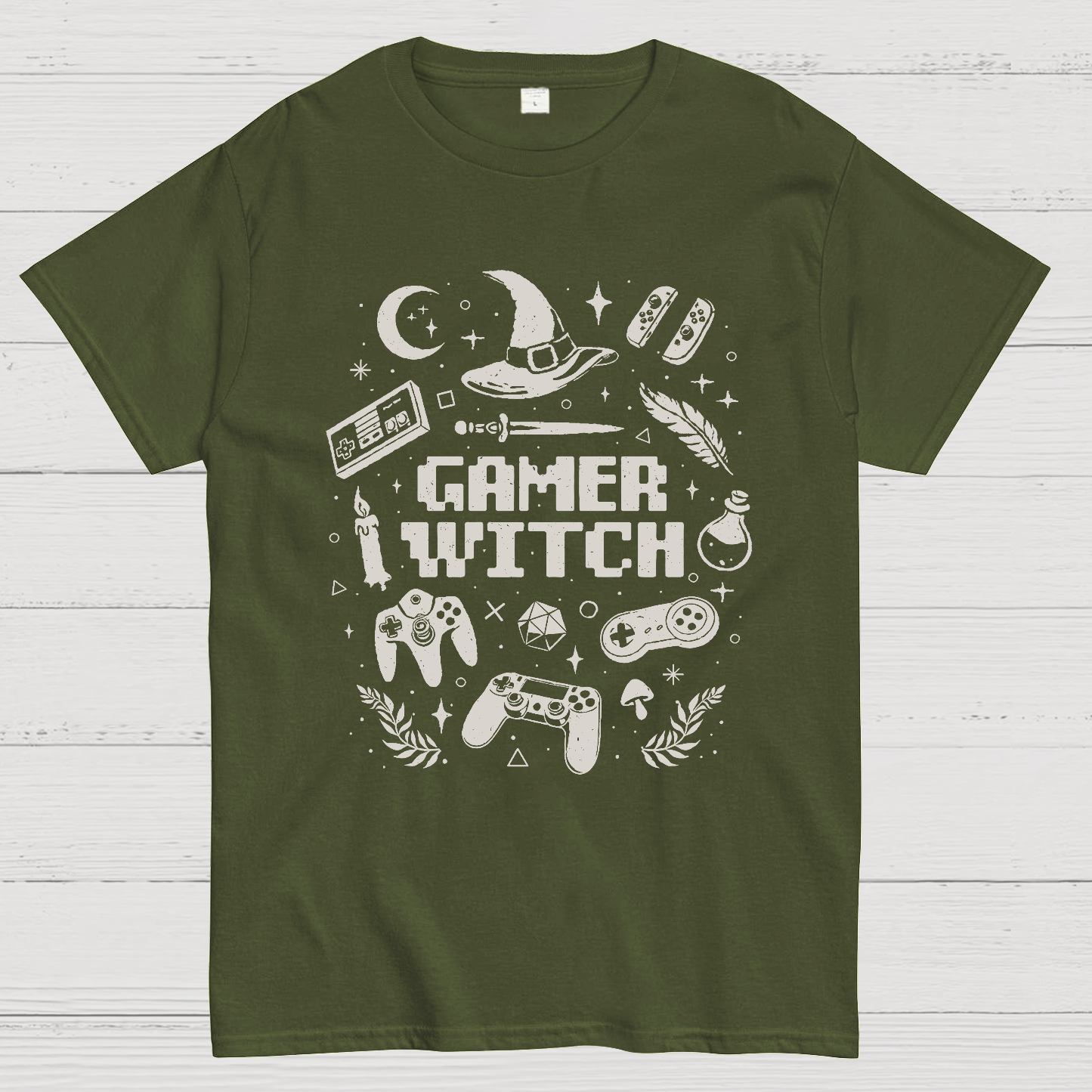 Gamer Witch y T-Shirt