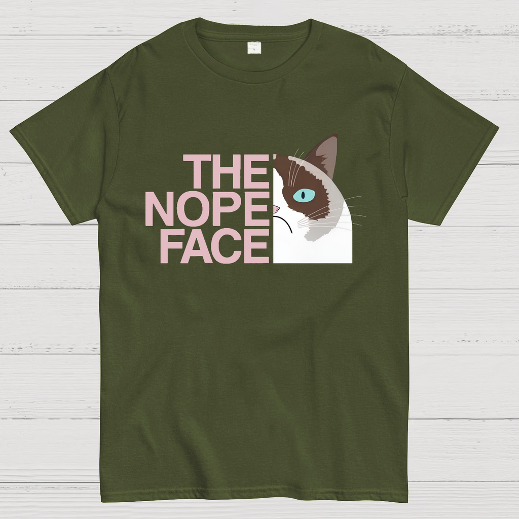 The nope face funny cat  T-Shirt